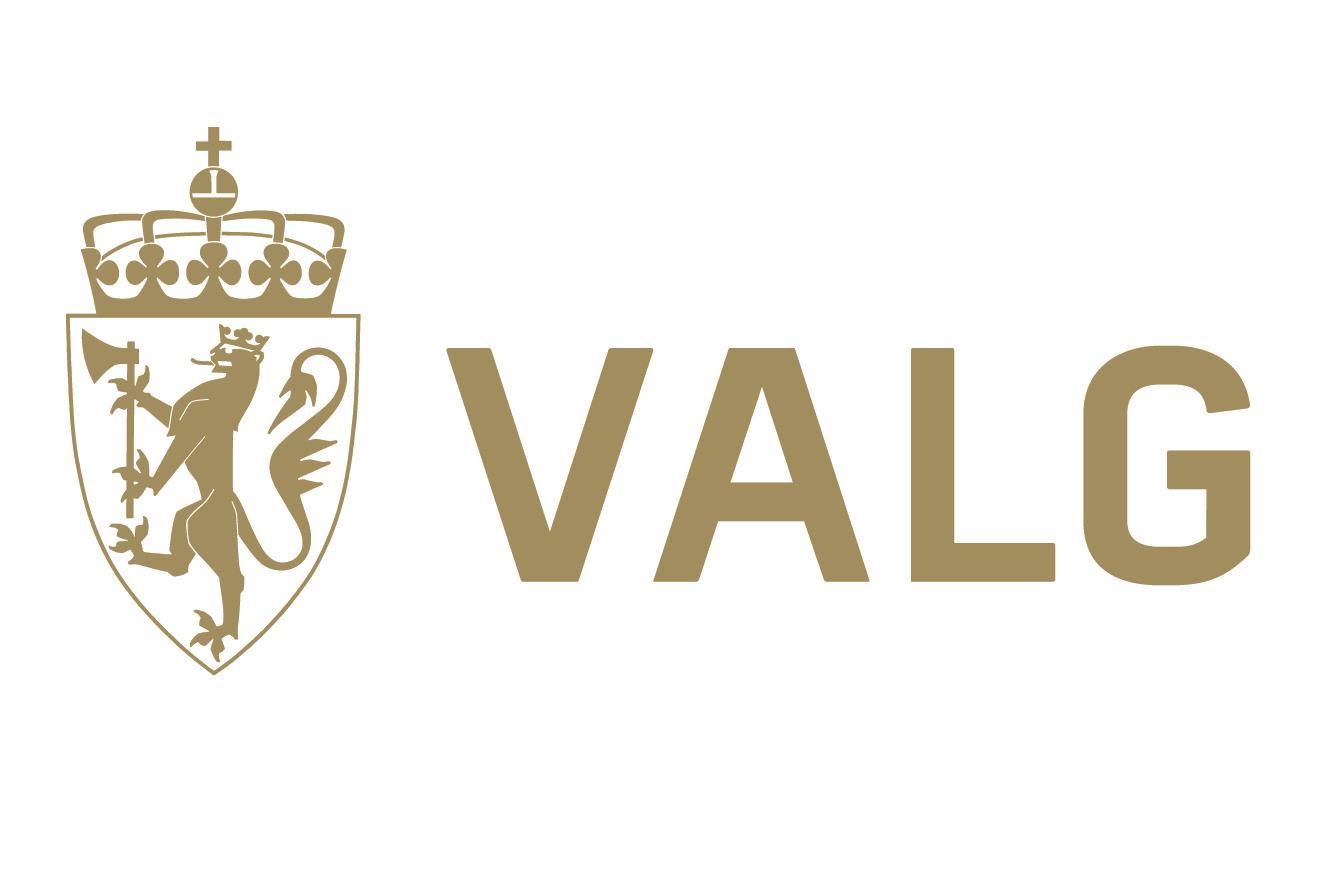Logo for valg